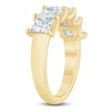 Thumbnail Image 2 of Princess-Cut Lab-Grown Diamond Five-Stone Anniversary Ring 3 ct tw 14K Yellow Gold