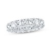 Thumbnail Image 1 of Cushion-Cut Lab-Grown Diamond Eternity Band 4-7/8 - 6 ct tw 14K White Gold