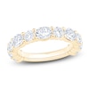Thumbnail Image 1 of Oval & Round-Cut Lab-Grown Diamond Alternating Anniversary Ring 2-1/2 ct tw 14K Yellow Gold