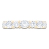 Thumbnail Image 3 of Oval & Round-Cut Lab-Grown Diamond Alternating Anniversary Ring 2-1/2 ct tw 14K Yellow Gold
