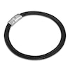 Thumbnail Image 3 of 1933 by Esquire Men's Herringbone Bracelet 6mm Sterling Silver & Black Ion Plating 8.5"