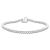 Thumbnail Image 1 of Brilliant Moments Diamond Tennis Bracelet 1 ct tw 14K White Gold 7.25"