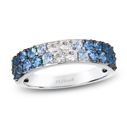 Le Vian Denim Ombré Sapphire Ring 14K Vanilla Gold