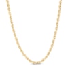 Thumbnail Image 1 of Glitter Rope Chain Necklace 3mm Semi-Solid 10K Yellow Gold 20"