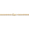 Thumbnail Image 2 of Glitter Rope Chain Necklace 3mm Semi-Solid 10K Yellow Gold 20"