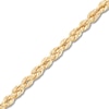 Thumbnail Image 3 of Glitter Rope Chain Necklace 3mm Semi-Solid 10K Yellow Gold 20"