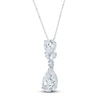 Thumbnail Image 2 of Pnina Tornai Pear-Shaped, Round & Marquise-Cut Lab-Grown Diamond Necklace 4 ct tw 14K White Gold 18"