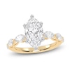 Thumbnail Image 1 of Marquise-Cut Lab-Grown Diamond Engagement Ring 2 ct tw 14K Yellow Gold