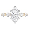 Thumbnail Image 3 of Marquise-Cut Lab-Grown Diamond Engagement Ring 2 ct tw 14K Yellow Gold