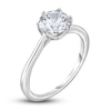 Thumbnail Image 2 of Diamond Cathedral Solitaire Engagement Ring 2 ct tw Round 14K White Gold (I2/I)