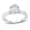 Thumbnail Image 0 of Diamond Solitaire Twist Engagement Ring 1 ct tw Round 14K White Gold (I2/I)
