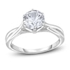 Thumbnail Image 1 of Diamond Solitaire Twist Engagement Ring 1 ct tw Round 14K White Gold (I2/I)