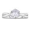 Thumbnail Image 2 of Diamond Solitaire Twist Engagement Ring 1 ct tw Round 14K White Gold (I2/I)