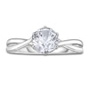 Thumbnail Image 3 of Diamond Solitaire Twist Engagement Ring 1 ct tw Round 14K White Gold (I2/I)