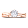 Thumbnail Image 3 of Diamond Solitaire Twist Engagement Ring 1-1/2 ct tw Round 14K Rose Gold (I2/I)
