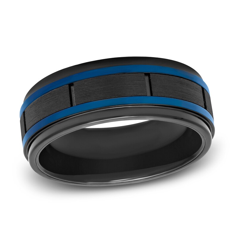 Wedding Band Two-Tone Stainless Steel 8mm