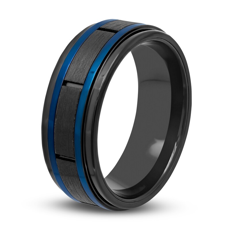 Wedding Band Two-Tone Stainless Steel 8mm