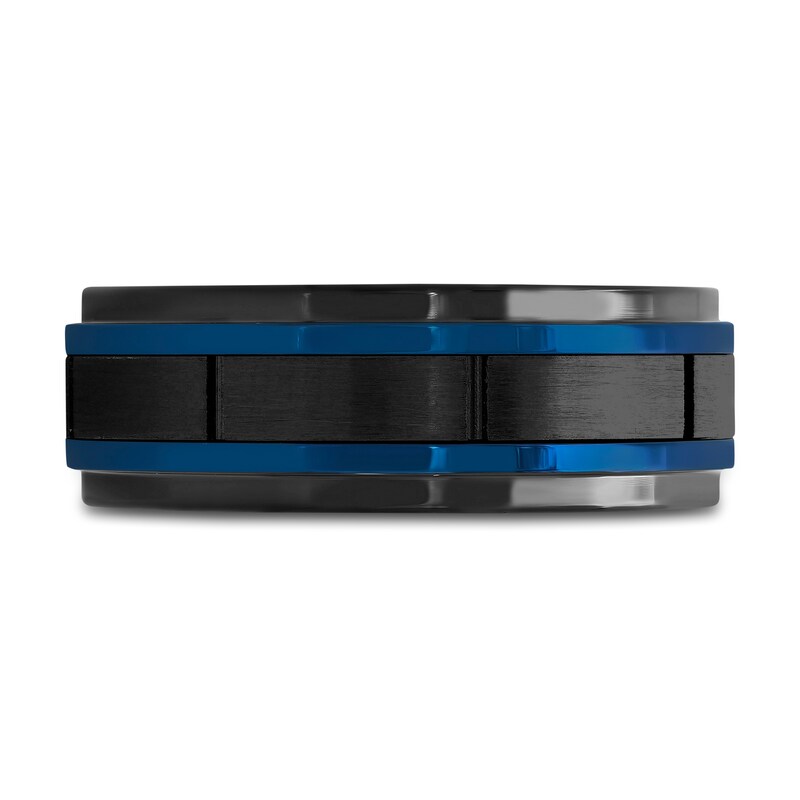 Wedding Band Two-Tone Stainless Steel 8mm