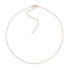 Thumbnail Image 1 of Diamond-Cut Forzatina Chain Choker 14K Rose Gold 13" Adj.