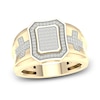 Thumbnail Image 1 of Men's Diamond Ring 1/3 ct tw Round 10K Yellow Gold