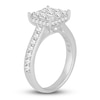 Thumbnail Image 1 of Diamond Engagement Ring 1-3/4 ct tw Round/Princess 14K White Gold