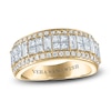 Thumbnail Image 0 of Vera Wang WISH Diamond Anniversary Band 1-1/2 ct tw Baguette/Princess/ Round 18K Yellow Gold