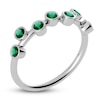 Thumbnail Image 2 of Juliette Maison Natural Emerald Ring 10K White Gold