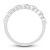 Thumbnail Image 2 of Diamond Stackable Ring 1/4 ct tw Baguette/Round 10K White Gold