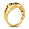 Thumbnail Image 2 of Le Vian Men's Chocolate Diamond Ring 1 ct tw Round 14K Honey Gold