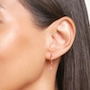 Thumbnail Image 2 of Juliette Maison Natural Emerald Starburst Drop Earrings 10K Rose Gold