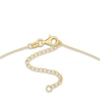 Thumbnail Image 3 of Multi-Colored Enamel Circle Necklace 14K Yellow Gold 18"