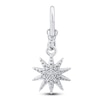 Thumbnail Image 0 of Charm'd by Lulu Frost 10K White Gold 1/10 ct tw Diamond Electra Charm