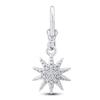 Thumbnail Image 1 of Charm'd by Lulu Frost 10K White Gold 1/10 ct tw Diamond Electra Charm
