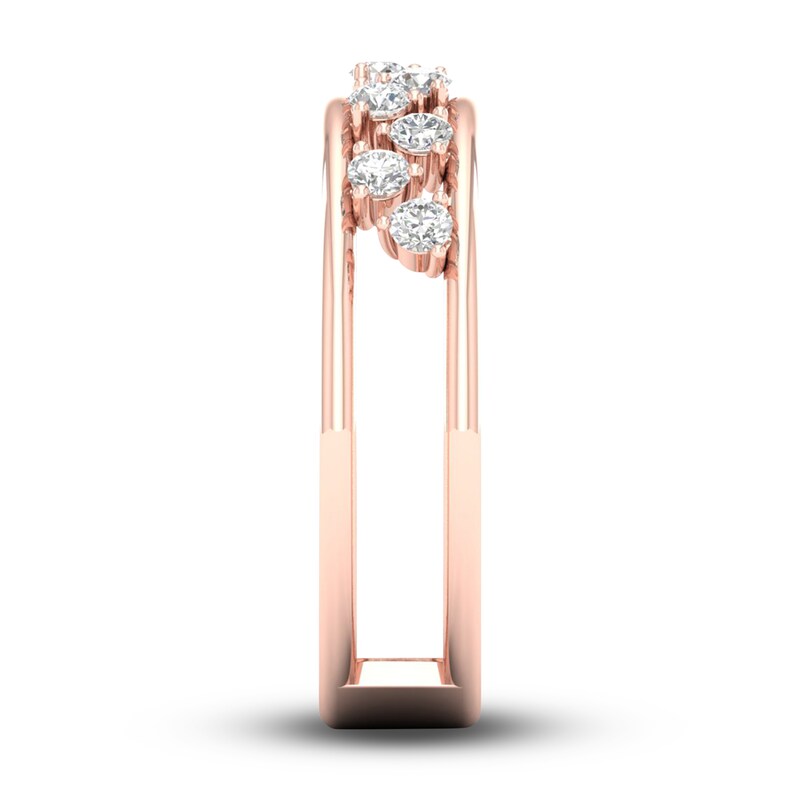 Main Image 3 of Diamond Wedding Band 1/6 ct tw Round 14K Rose Gold