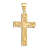 Thumbnail Image 1 of Nugget Cross Charm 14K Yellow Gold