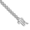 Thumbnail Image 1 of Diamond Tennis Bracelet 1 ct tw Round 14K White Gold 7"