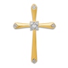 Thumbnail Image 1 of Diamond Cross Charm 1/20 ct tw Round 14K Yellow Gold