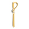 Thumbnail Image 2 of Diamond Cross Charm 1/20 ct tw Round 14K Yellow Gold