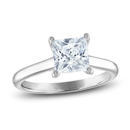 Lab-Grown Diamond Solitaire Engagement Ring 2 ct tw Princess Platinum