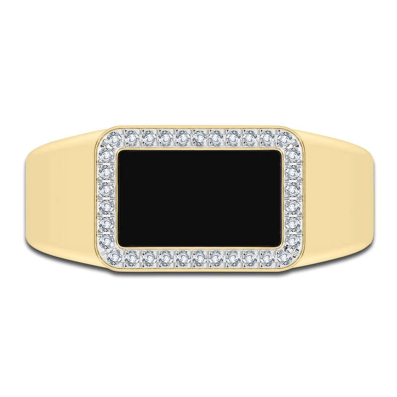 Color Blossom Open Bangle, Yellow Gold, White Gold, Onyx And Diamonds -  Jewelry - Categories