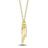 Thumbnail Image 1 of Shy Creation Diamond Oval Necklace 1/20 ct tw 14K Yellow Gold SC22009353RD