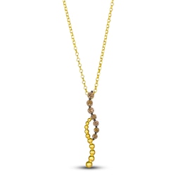Le Vian Dolce D'Oro Chocolate Diamond Necklace 3/8 ct tw 14K Honey Gold 19&quot;
