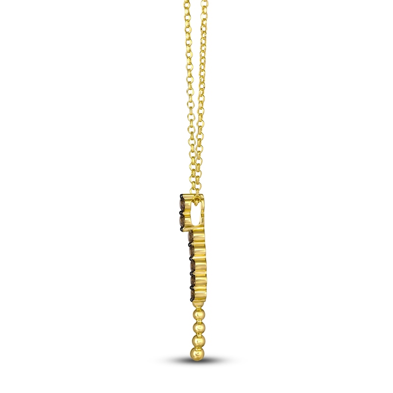 Main Image 2 of Le Vian Dolce D'Oro Chocolate Diamond Necklace 3/8 ct tw 14K Honey Gold 19"