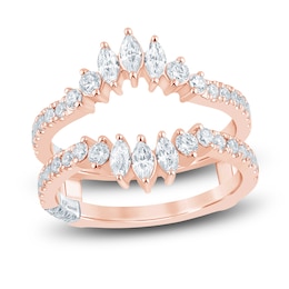 Pnina Tornai Marquise & Round-Cut Diamond Enhancer 1 ct tw 14K Rose Gold