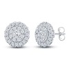 Thumbnail Image 1 of Diamond Stud Earrings 1 ct tw 10K White Gold