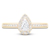 Thumbnail Image 3 of Brilliant Moments Pear-Shaped Diamond Engagement Ring 1/2 ct tw 14K Yellow Gold