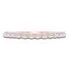 Thumbnail Image 3 of Diamond Scalloped Contour Anniversary Ring 1/3 ct tw 14K Rose Gold