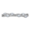 Thumbnail Image 3 of Certified Marquise-Cut Diamond Anniversary Ring 1/5 ct tw 14K White Gold