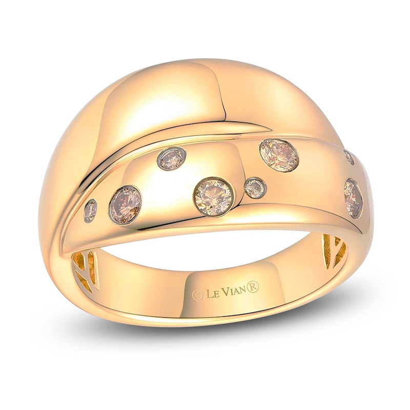 Main Image 1 of Le Vian Tramonto D'Oro Diamond Ring 1/4 ct tw 14K Honey Gold