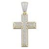 Thumbnail Image 1 of Men's Diamond Cross Charm 1 ct tw 10K Yellow Gold